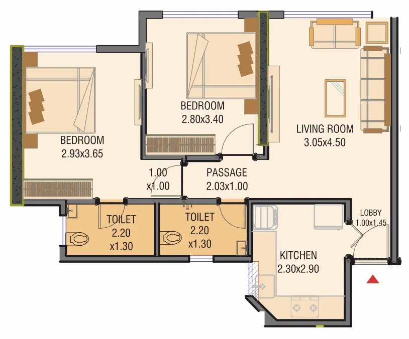 2 BHK